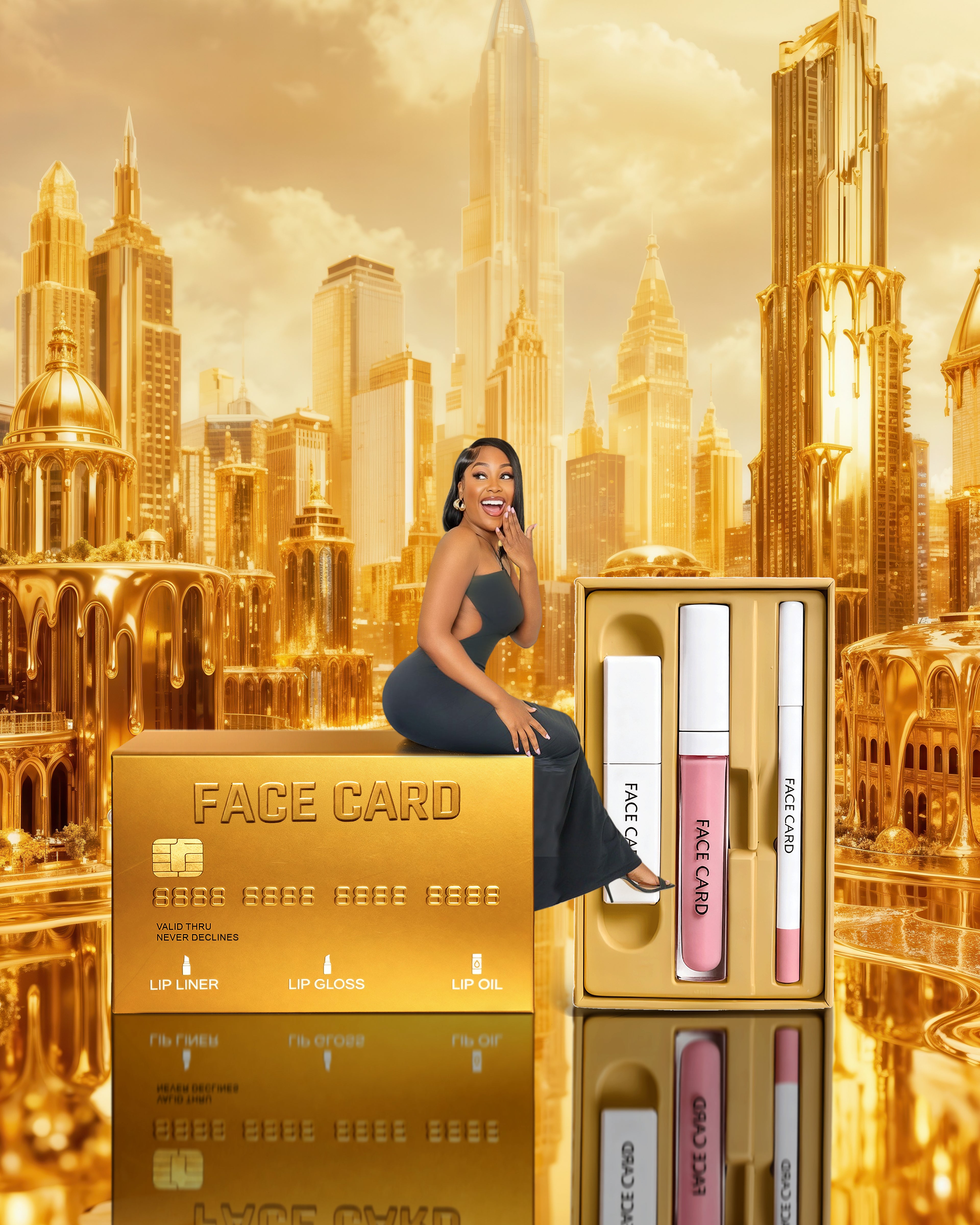 FACE CARD LIP KIT - Approved Pink