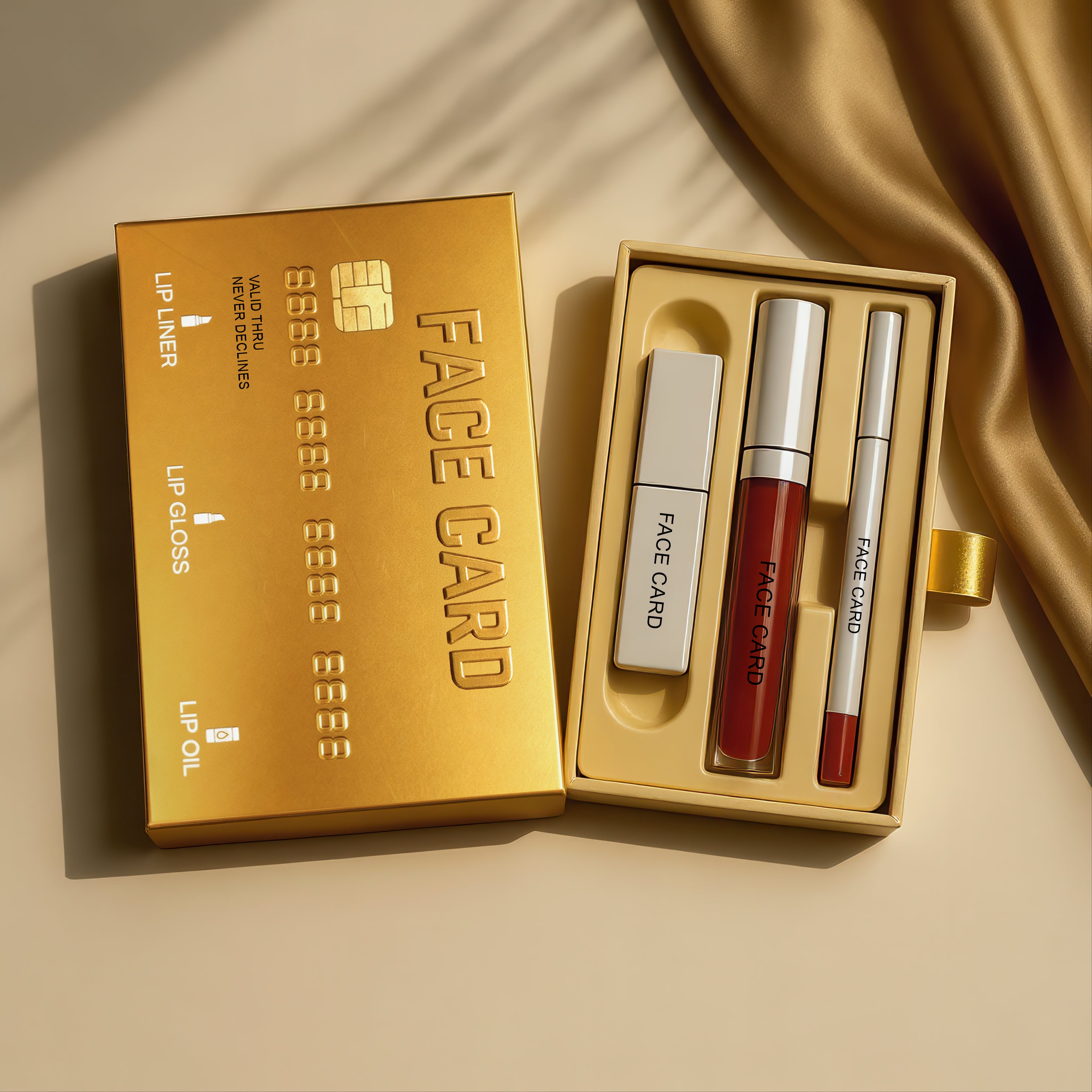 FACE CARD LIP KIT - Face Card Red
